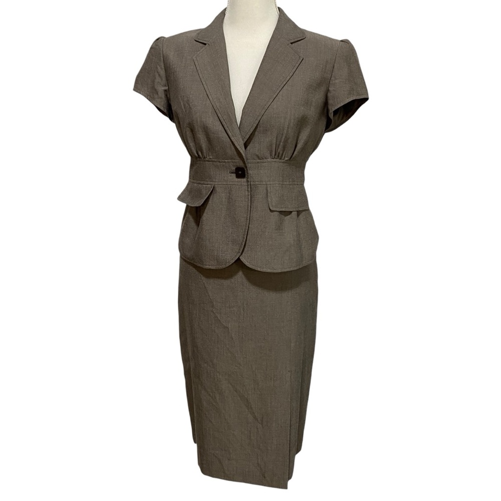 Nine West Brown Skirt Set
